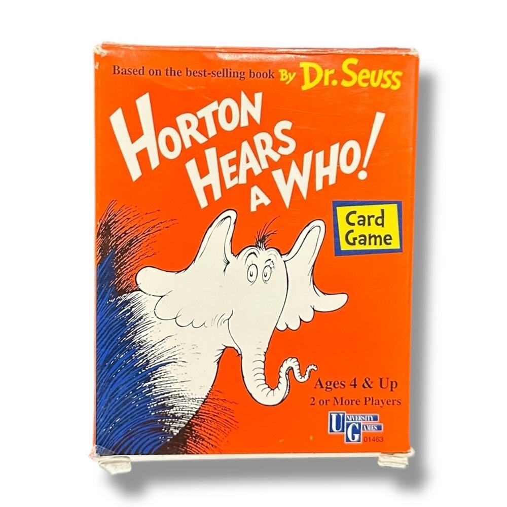 University Games Dr. Seuss Horton Hears a Who Card Game